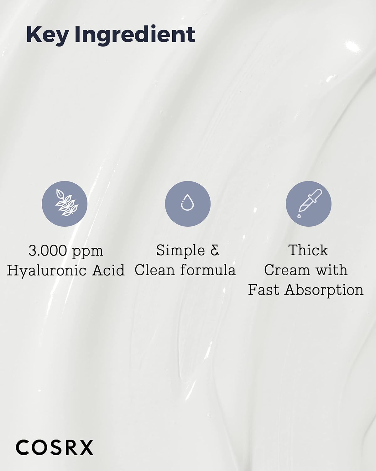 COSRX Hyaluronic Acid Intensive Cream | Ultra - Hydrating Face Cream for All Skin Types - T.E.R