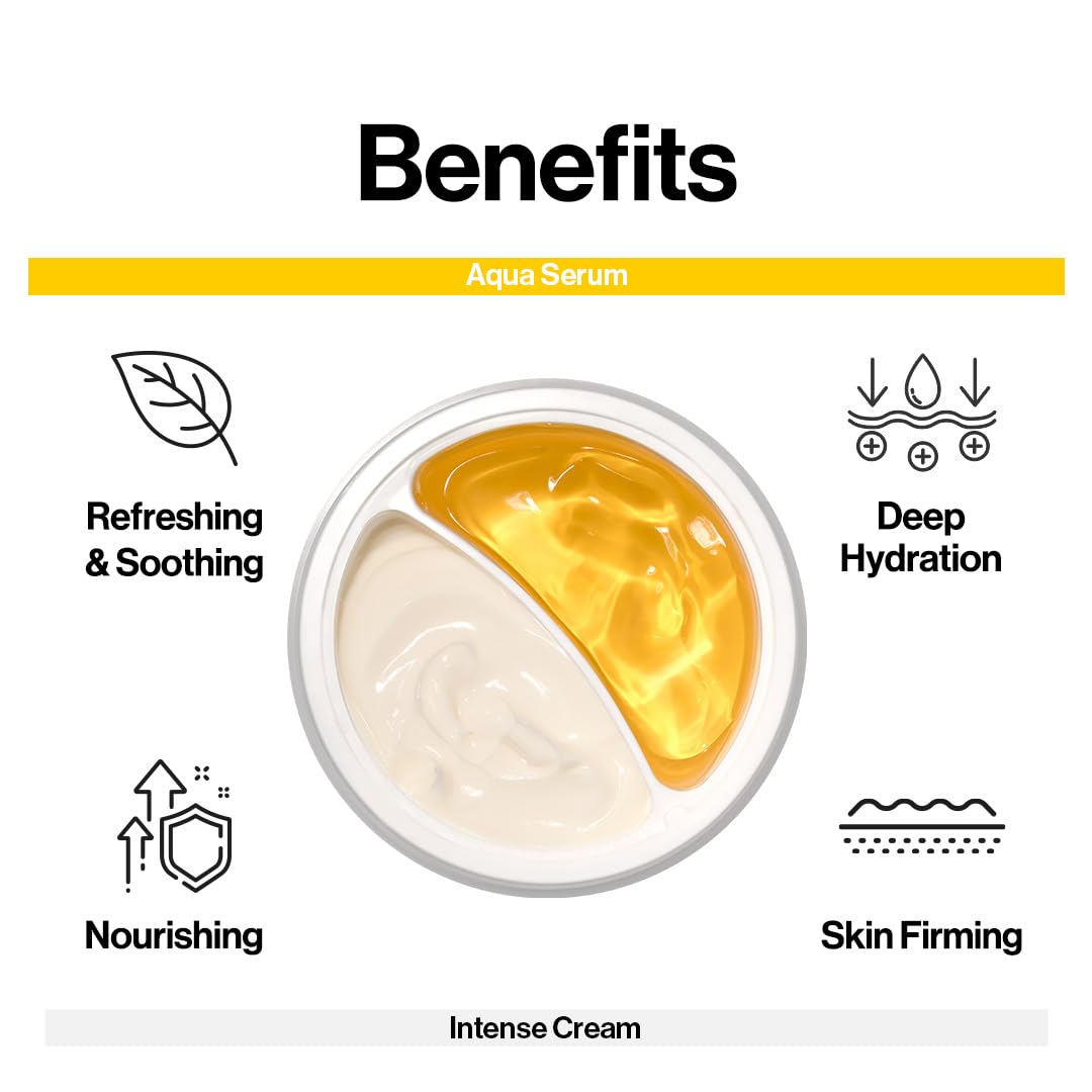 d'Alba White Truffle Double Serum & Cream 70g | Intensive Dual - Phase Moisturizer for Radiance, Firmness & Deep Hydration | K - Beauty Bestseller - T.E.R