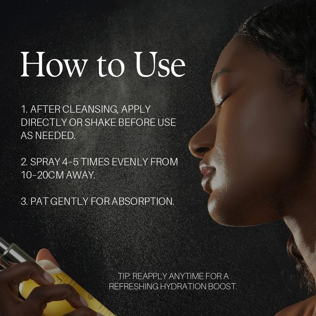 d’Alba White Truffle First Aromatic Spray Serum | Hydrating Glow Mist, Antioxidant Brightening & Firming Spray for Radiant Skin (2.02 fl oz) - T.E.R