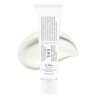 Dr. Althea 345 Relief Cream | Lightweight Daily Moisturizer for Soothing, Hydrating & Repairing Glass Skin Glow - T.E.R