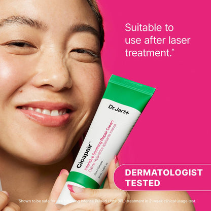 Dr.Jart+ Cicapair™ Sensitive Skin Face Moisturizer | Redness Relief & Barrier Repair Cream with Centella Asiatica – 50ml / 1.69 oz - T.E.R
