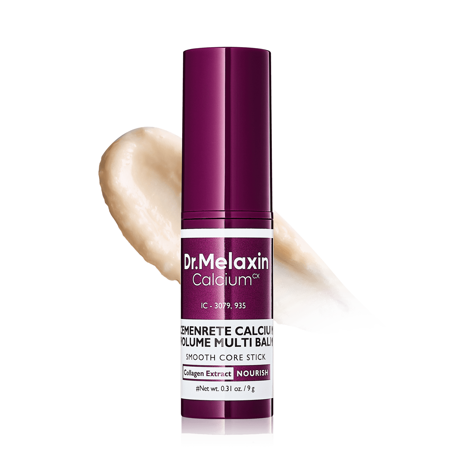 Dr.Melaxin Cemenrete Calcium Volume Multi Balm 9g | Korean Wrinkle Core Stick for Eye, Neck & Face with Collagen, Elastin & Vitamin D - T.E.R