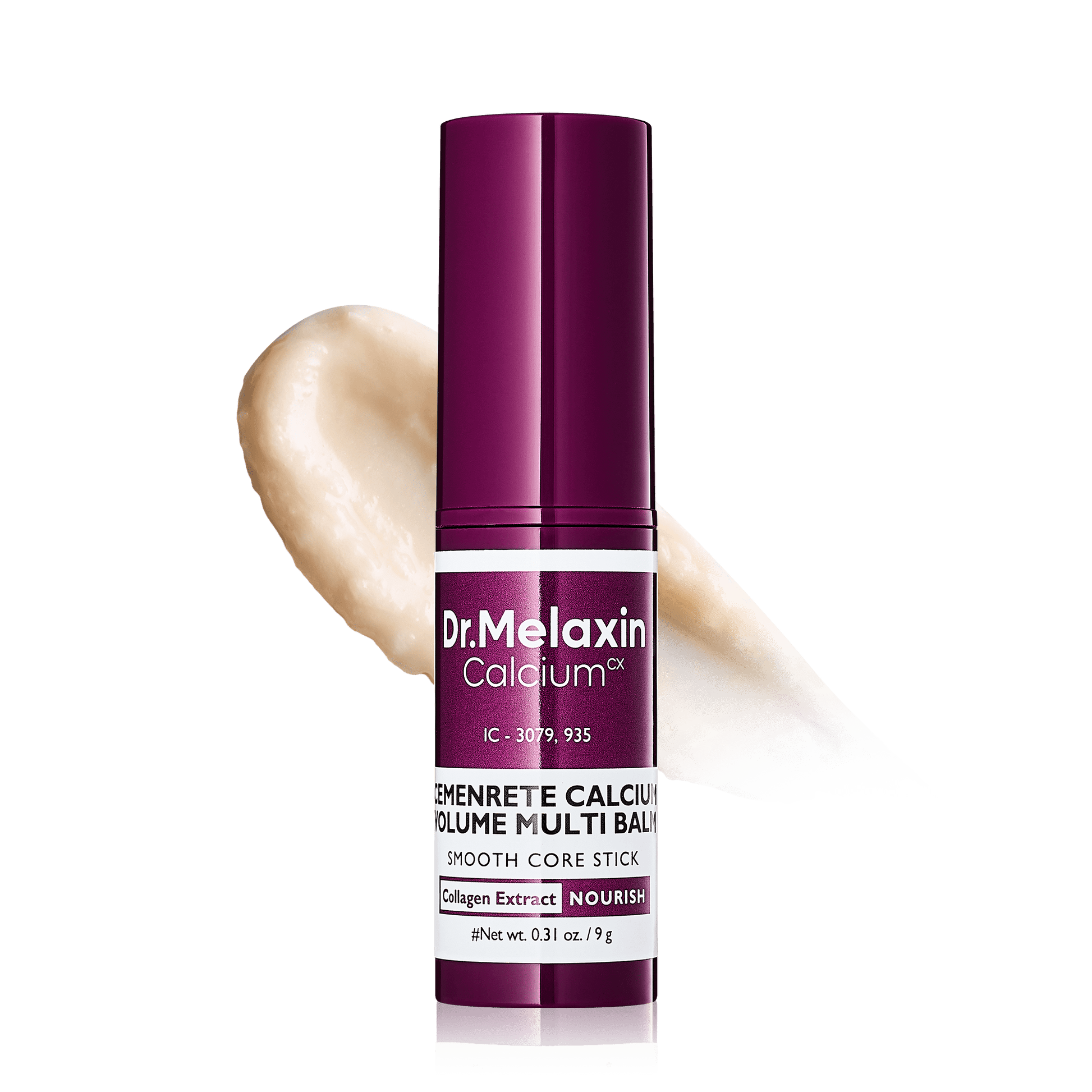 Dr.Melaxin Cemenrete Calcium Volume Multi Balm 9g | Korean Wrinkle Core Stick for Eye, Neck & Face with Collagen, Elastin & Vitamin D - T.E.R