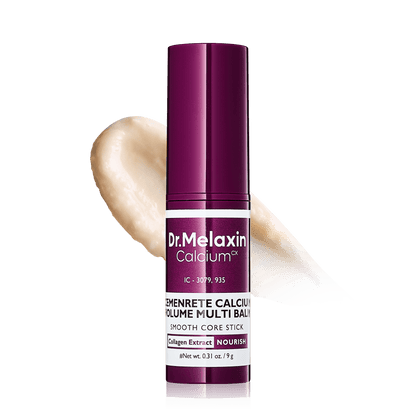 Dr.Melaxin Cemenrete Calcium Volume Multi Balm 9g | Korean Wrinkle Core Stick for Eye, Neck & Face with Collagen, Elastin & Vitamin D - T.E.R