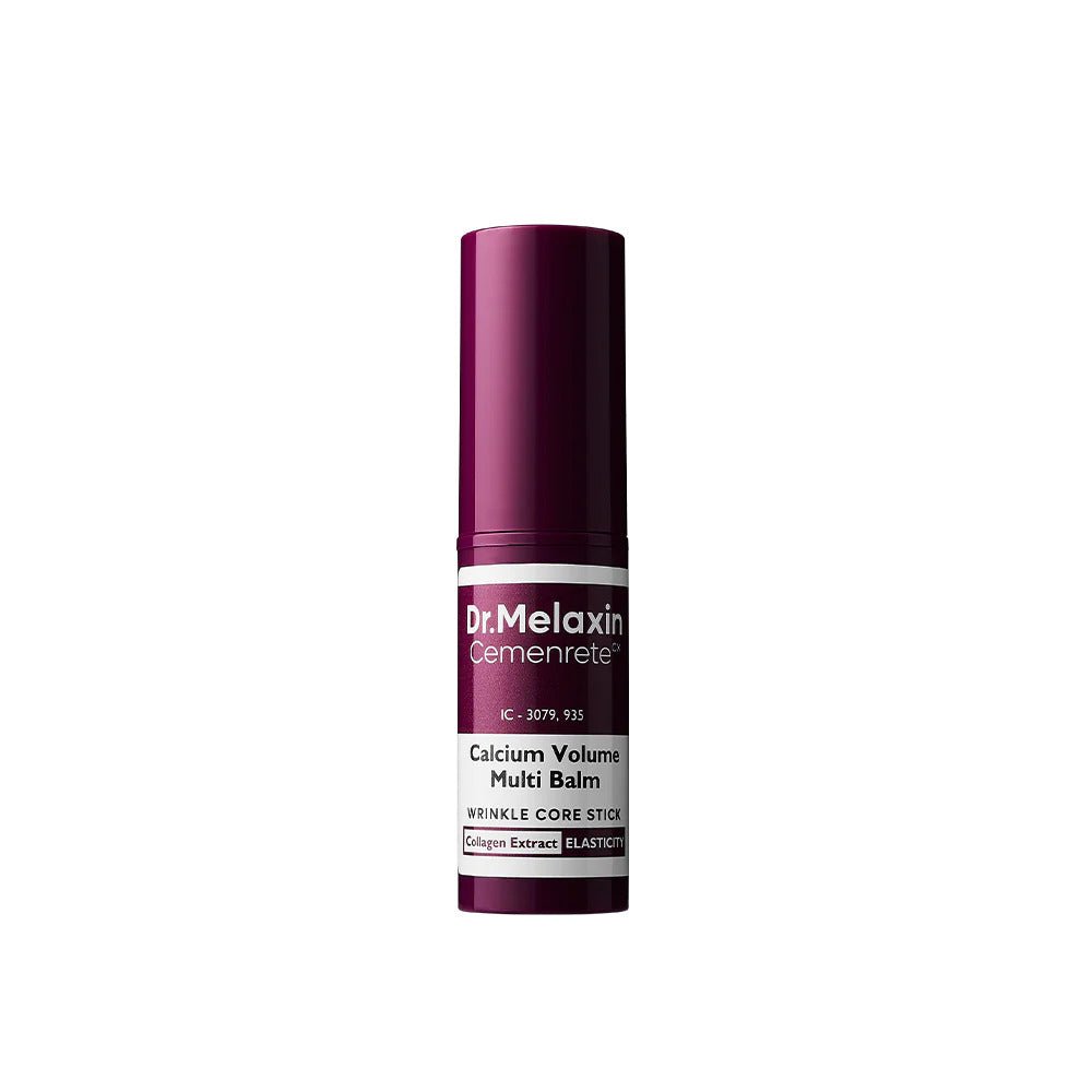 Dr.Melaxin Cemenrete Calcium Volume Multi Balm 9g | Korean Wrinkle Core Stick for Eye, Neck & Face with Collagen, Elastin & Vitamin D - T.E.R