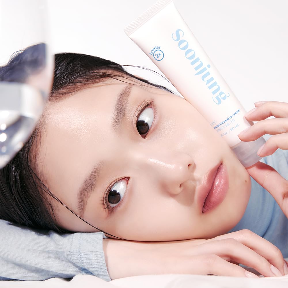 ETUDE SoonJung 2x Barrier Intensive Cream 60ml | Hypoallergenic Moisturizer for Sensitive Skin – Panthenol, Madecassoside, Barrier Repair - T.E.R
