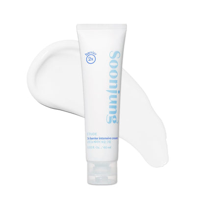 ETUDE SoonJung 2x Barrier Intensive Cream 60ml | Hypoallergenic Moisturizer for Sensitive Skin – Panthenol, Madecassoside, Barrier Repair - T.E.R
