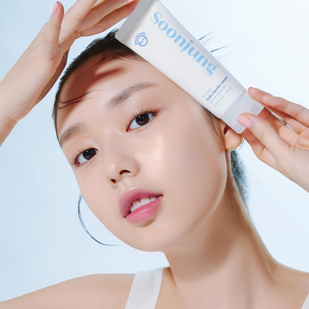 ETUDE SoonJung Hydro Barrier Cream 75ml | Lightweight Gel Moisturizer for Sensitive Skin – Deep Hydration, Barrier Repair, Panthenol & Madecassoside - T.E.R