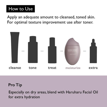 Haruharu Wonder Black Rice 10 Hyaluronic Cream: Hydrating and Nourishing for Radiant Skin - T.E.R