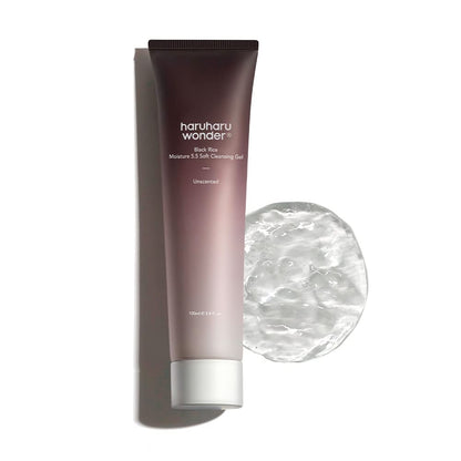 Haruharu Wonder Black Rice Moisture 5.5 Soft Cleansing Gel: Gentle Cleansing and Deep Hydration - T.E.R
