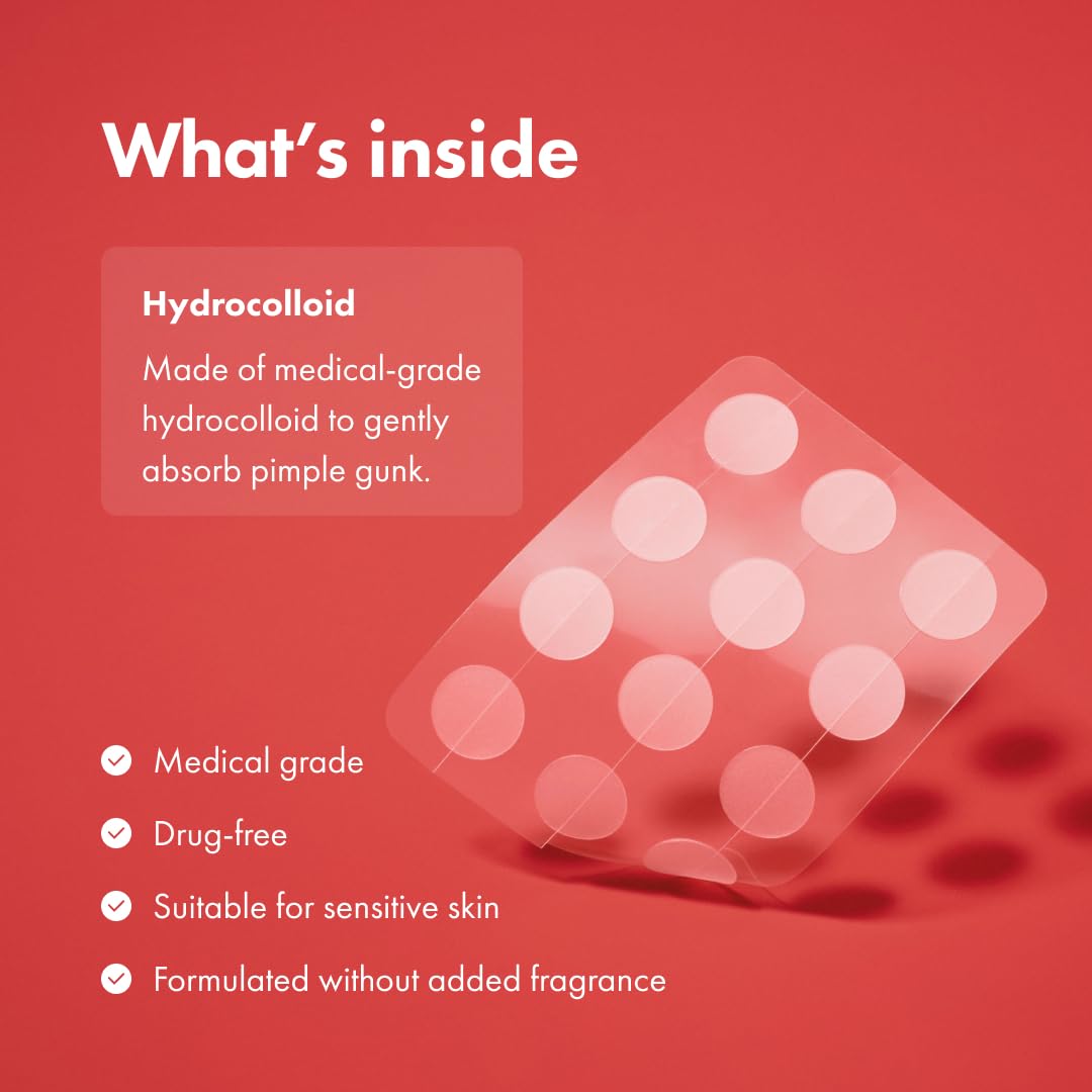 Hero Mighty Patch Original – 36 Hydrocolloid Patches for Whiteheads - T.E.R