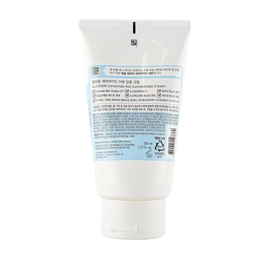 ILLIYOON Ceramide Ato Concentrate Cream 230 ml | Korean Barrier‑Strengthening Ceramide Cream for Dry, Sensitive Skin - Nourishing Ceramide Capsules to Restore & Calm Your Skin Barrier - T.E.R