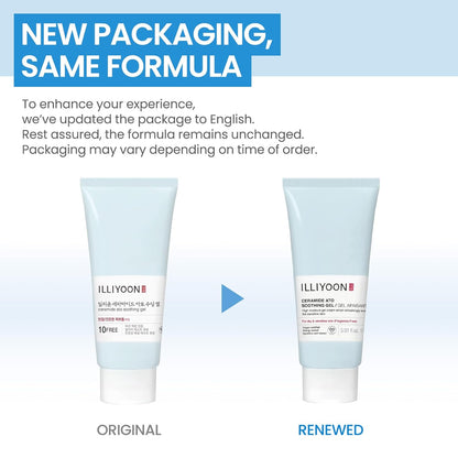 ILLIYOON Ceramide Ato Soothing Gel 175ml | Cooling Moisture Gel for Sensitive Skin Barrier Repair - T.E.R