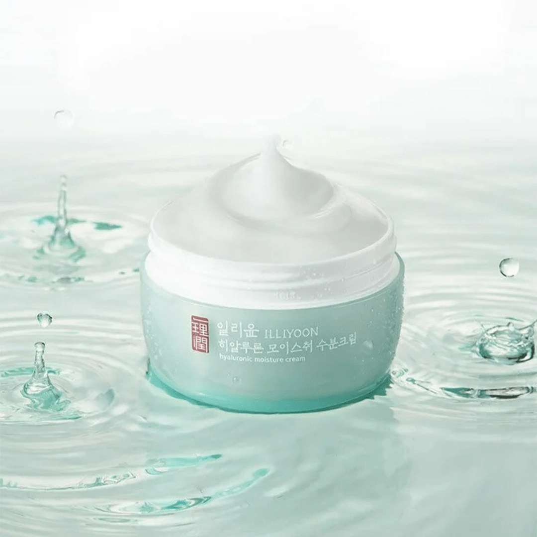 ILLIYOON Hyaluronic Moisture Cream 100ml | Korean Lightweight Face & Body Moisturizer for Deep Hydration & Plump Glass Skin - T.E.R