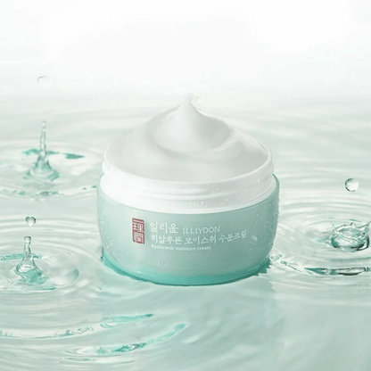 ILLIYOON Hyaluronic Moisture Cream 100ml | Korean Lightweight Face & Body Moisturizer for Deep Hydration & Plump Glass Skin - T.E.R