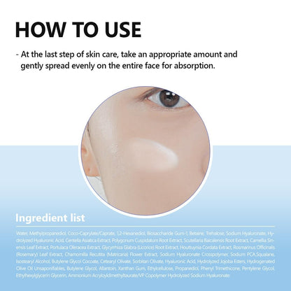 IsNtree Hyaluronic Acid Aqua Gel Cream | Lightweight Hydration for Oily and Combination Skin - T.E.R