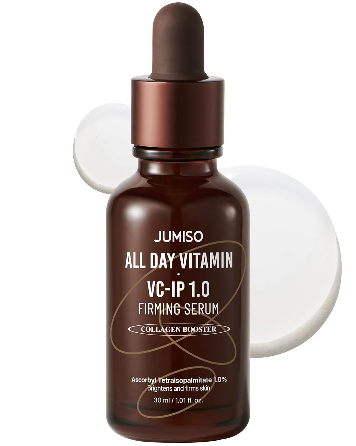 JUMISO All Day Vitamin VC - IP 1.0 Firming Serum | Brightening & Collagen Boost with Vitamin C + Bakuchiol - T.E.R