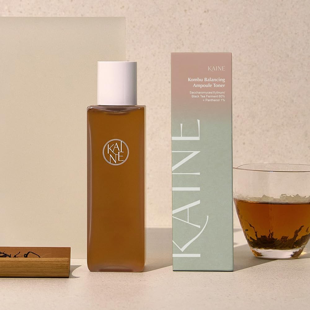 KAINE Kombu Balancing Ampoule Toner 150ml | Vegan, Probiotic - Infused Hydration for Sensitive Skin – Soothing, Balancing, Barrier - Boosting Korean Toner - T.E.R