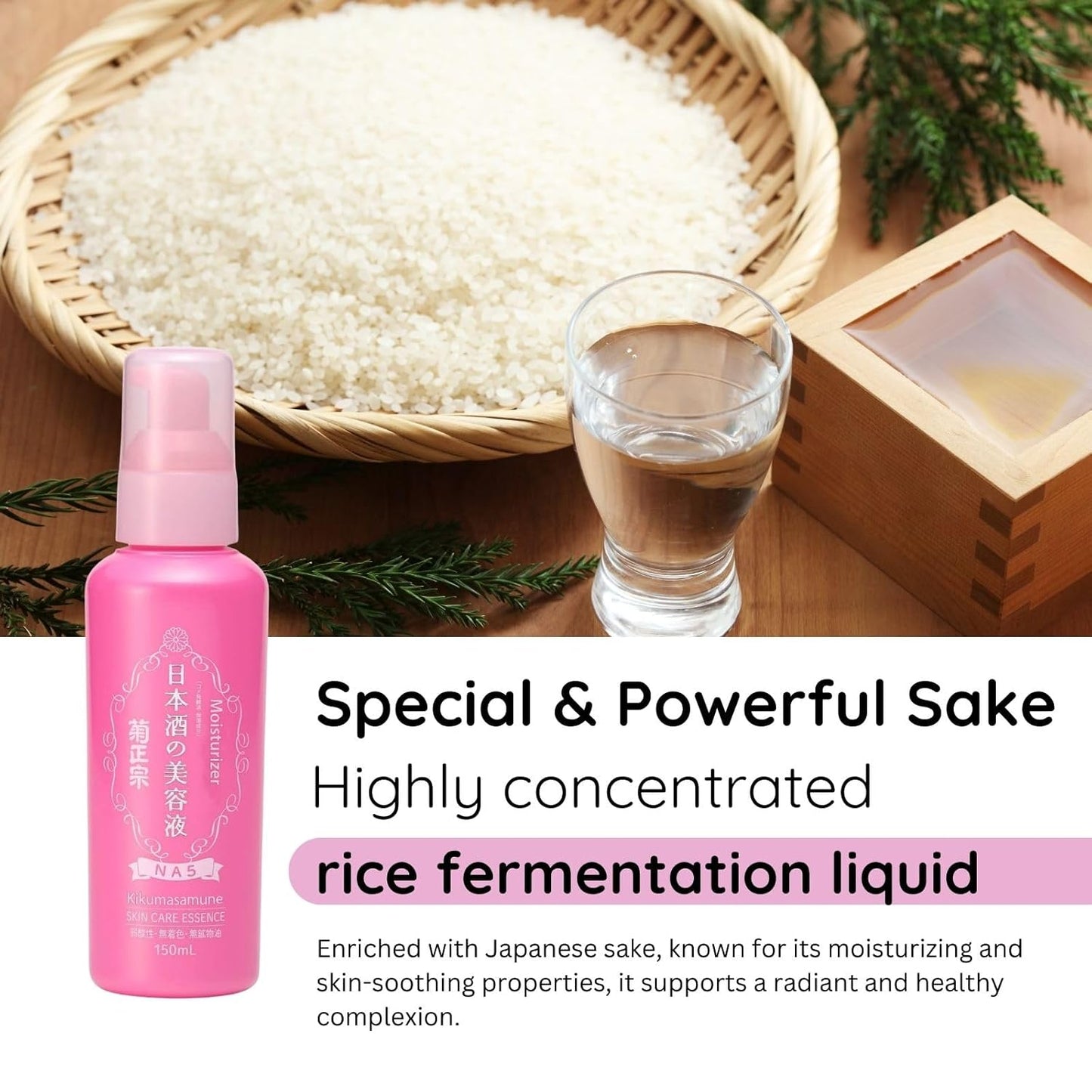 Kikumasamune NA5 Japanese Hydrating Face Essence (150ml) | Moisturizing Serum for All Skin Types | [Your Shop Name] - T.E.R
