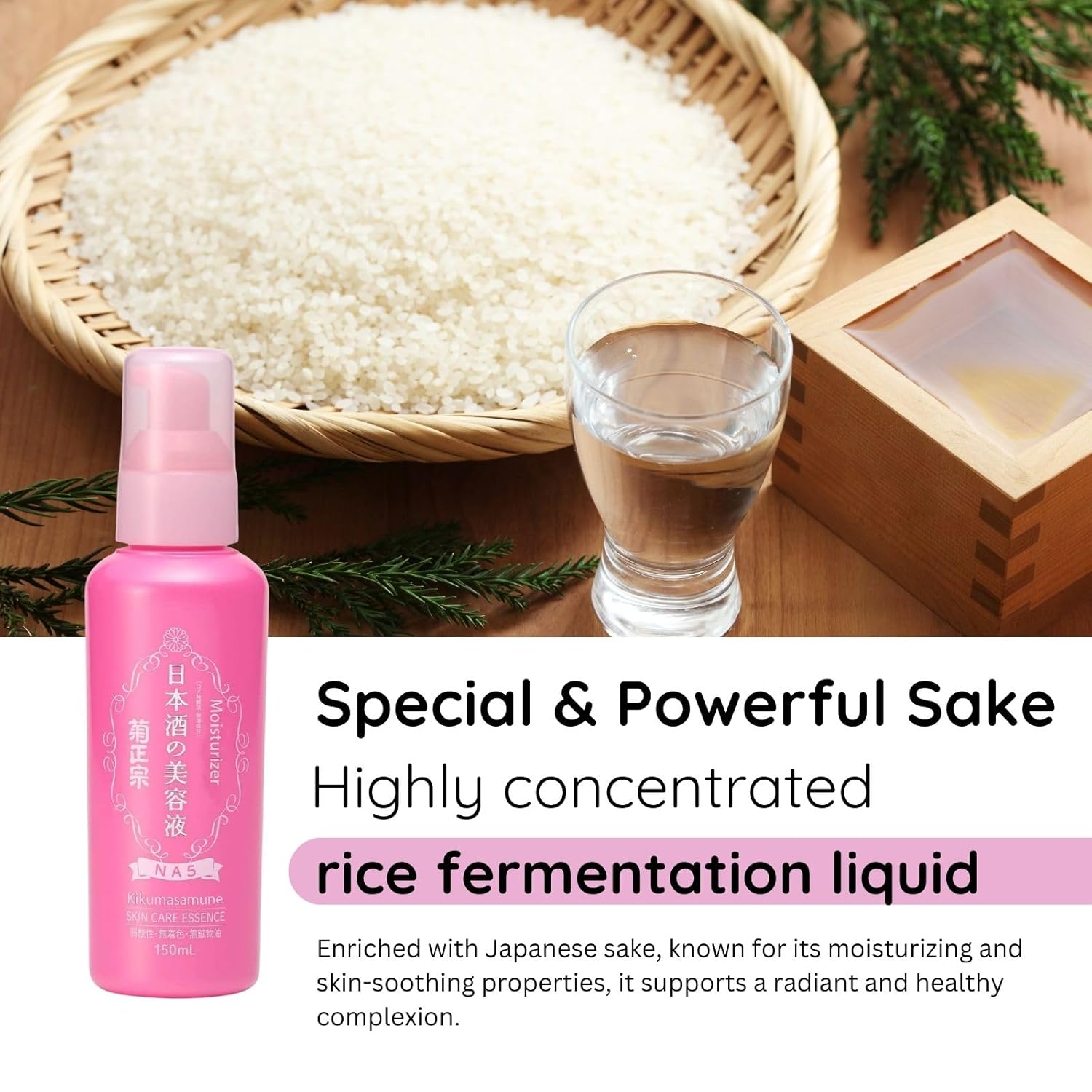 Kikumasamune NA5 Japanese Hydrating Face Essence (150ml) | Moisturizing Serum for All Skin Types | [Your Shop Name] - T.E.R