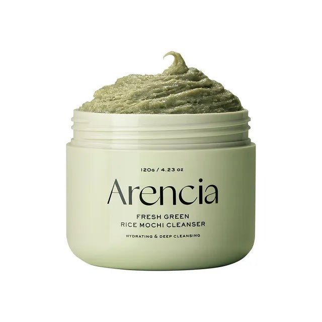 Korean Rice Mochi Face Cleanser | 3 - in - 1 Foaming Cleanser, Mask & Gentle Scrub | Rice Water, Green Tea, Mugwort | Pore Minimizing, Hydrating & Blackhead - Removing - T.E.R