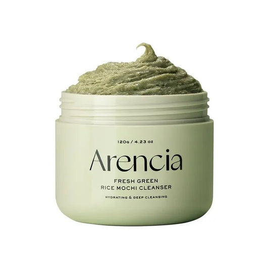 Korean Rice Mochi Face Cleanser | 3 - in - 1 Foaming Cleanser, Mask & Gentle Scrub | Rice Water, Green Tea, Mugwort | Pore Minimizing, Hydrating & Blackhead - Removing - T.E.R