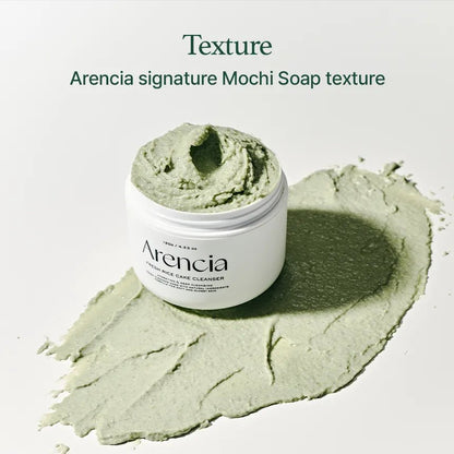 Korean Rice Mochi Face Cleanser | 3 - in - 1 Foaming Cleanser, Mask & Gentle Scrub | Rice Water, Green Tea, Mugwort | Pore Minimizing, Hydrating & Blackhead - Removing - T.E.R