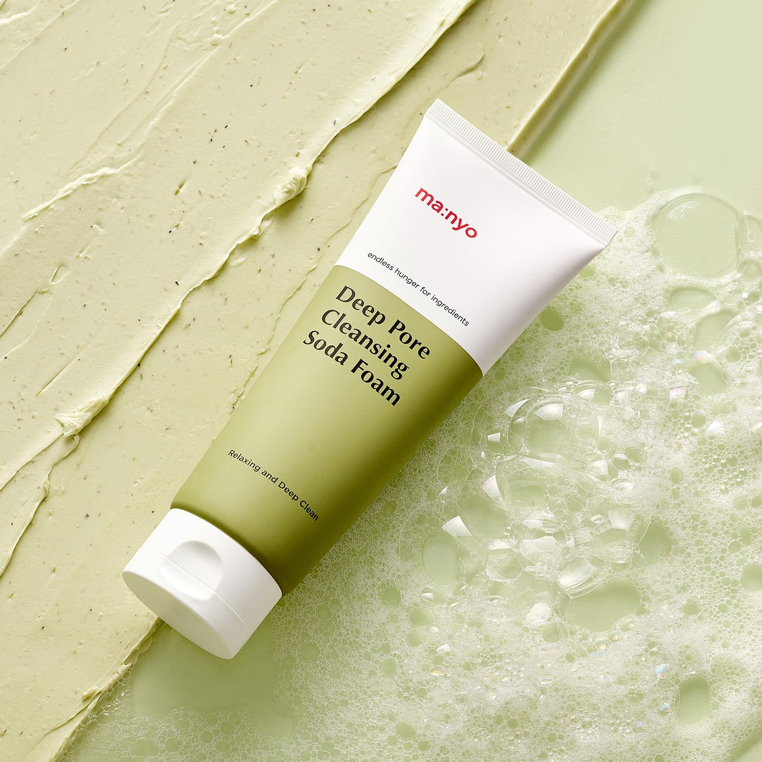Ma:nyo Deep Pore Cleansing Soda Foam | Gentle Cleansing for Sensitive Skin - T.E.R