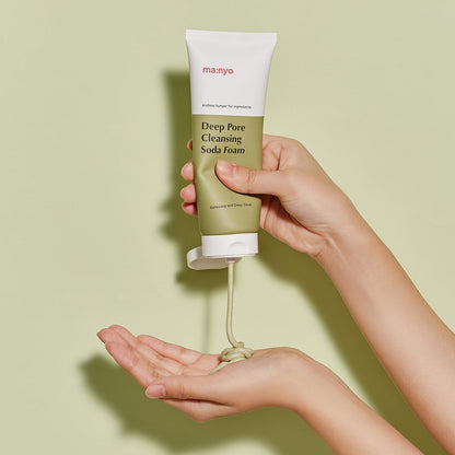 Ma:nyo Deep Pore Cleansing Soda Foam | Gentle Cleansing for Sensitive Skin - T.E.R