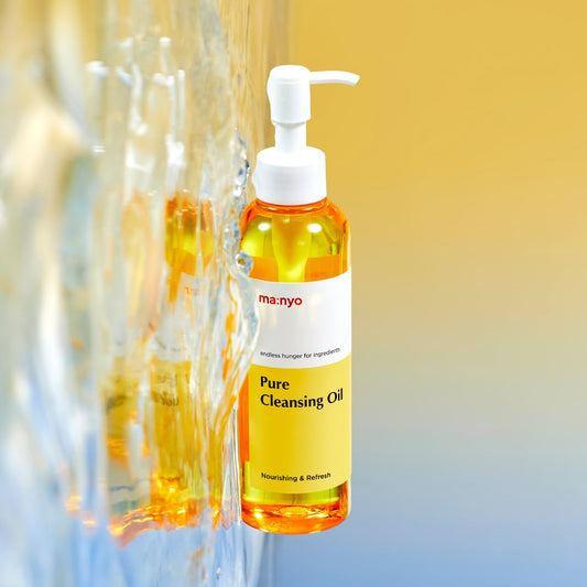 Ma:nyo Pure Cleansing Oil with Argan & 14 Plant Oils - Effective Makeup Remover & Skin Nourisher - T.E.R