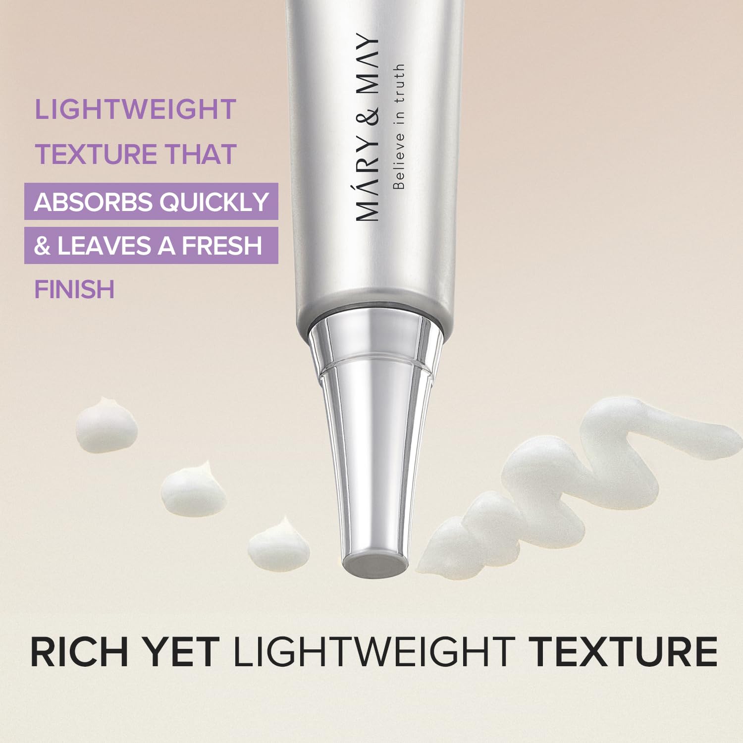 Mary & May Tranexamic Acid + Glutathione Eye Cream | Brightening & Anti - Pigmentation Formula for Dark Circles & Fine Lines - T.E.R