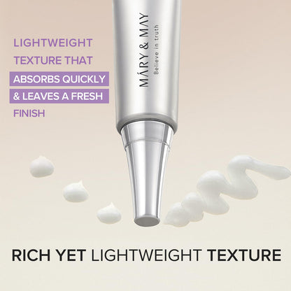 Mary & May Tranexamic Acid + Glutathione Eye Cream | Brightening & Anti - Pigmentation Formula for Dark Circles & Fine Lines - T.E.R