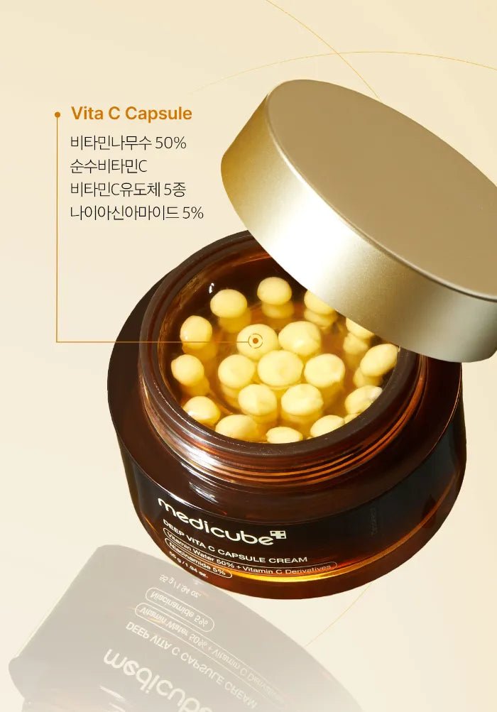 Medicube Deep Vita C Capsule Cream | Brightening & Antioxidant Power - T.E.R