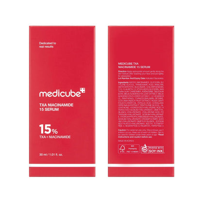 Medicube TXA + Niacinamide 15% Glow Serum | Brightening Korean Serum for Dark Spots, Uneven Tone & Radiant Skin - T.E.R