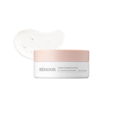 MIXSOON Collagen Hydrogel Eye Patch (60pcs) | Cooling, Brightening & Anti - Aging Under Eye Treatment - T.E.R