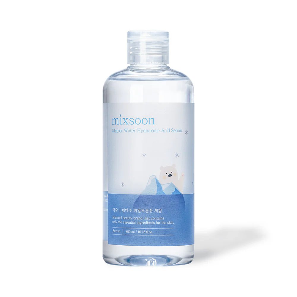 Mixsoon Glacier Water Hyaluronic Acid Serum 300ml | Deep Hydration & Plumping HA Serum - T.E.R