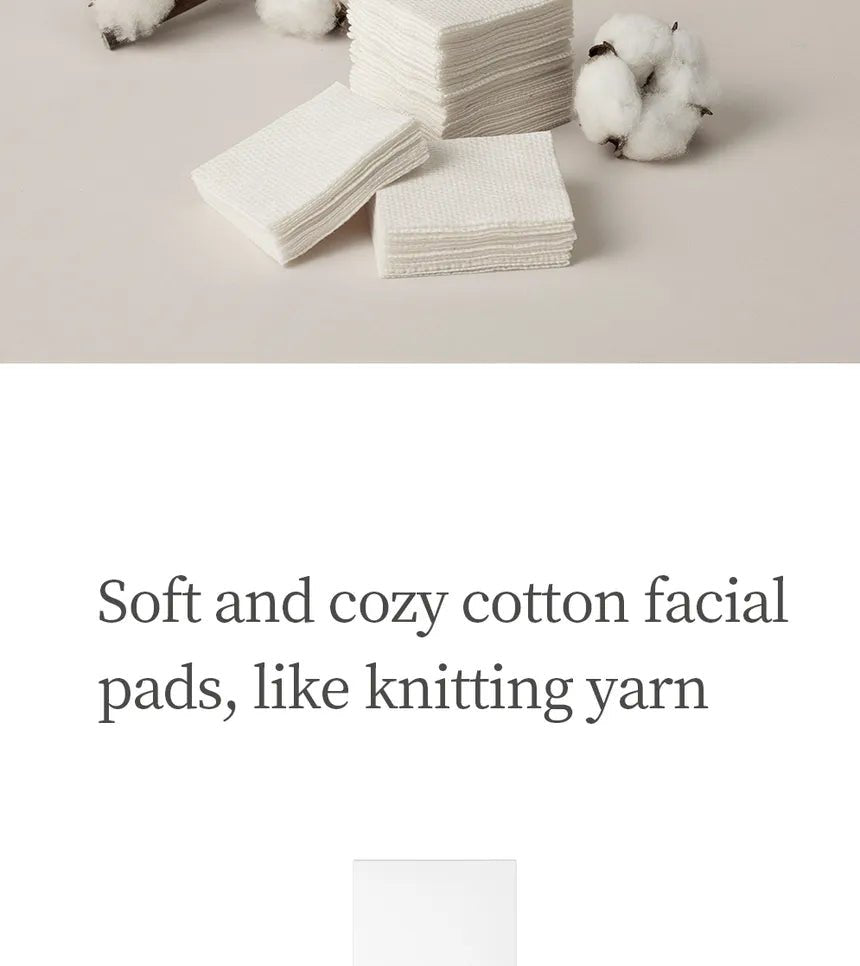 NEEDLY Mild Multi Cotton Pad | 100 Count 100% Pure Cotton for Toner & Skincare Application - T.E.R