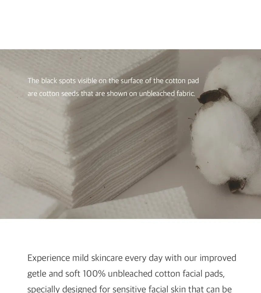 NEEDLY Mild Multi Cotton Pad | 100 Count 100% Pure Cotton for Toner & Skincare Application - T.E.R