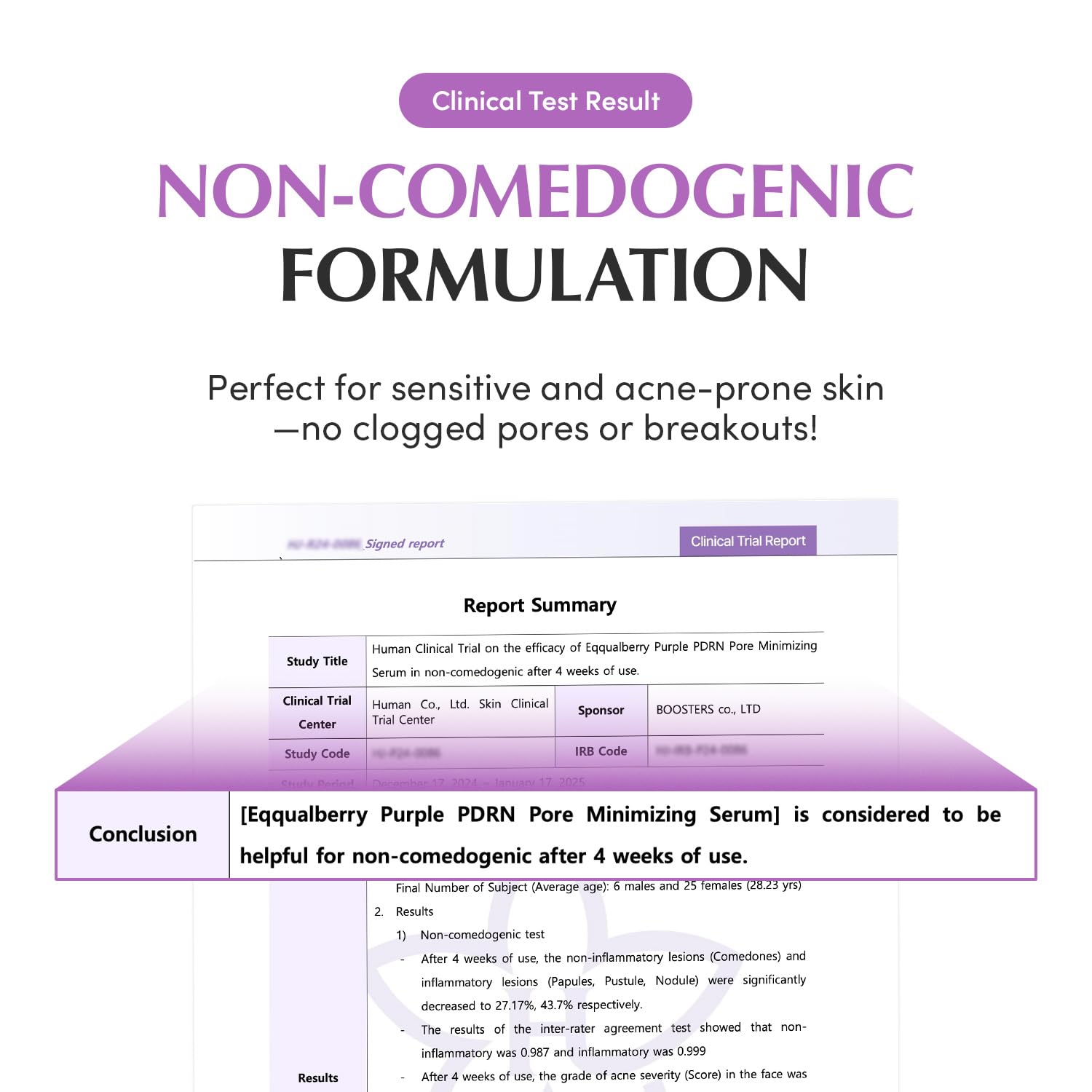 Purple PDRN Pore Minimizing Serum 1.01 FL OZ | Vegan Collagen, Peptides, Niacinamide & CICA Exosome | Pore Tightening, Calming & Glass Skin | Korean Skincare - T.E.R