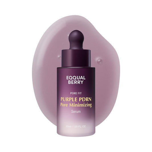 Purple PDRN Pore Minimizing Serum 1.01 FL OZ | Vegan Collagen, Peptides, Niacinamide & CICA Exosome | Pore Tightening, Calming & Glass Skin | Korean Skincare - T.E.R