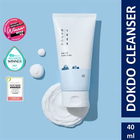 ROUND LAB 1025 Dokdo Cleanser | Low pH Hydrating Cleanser for Sensitive Skin - T.E.R