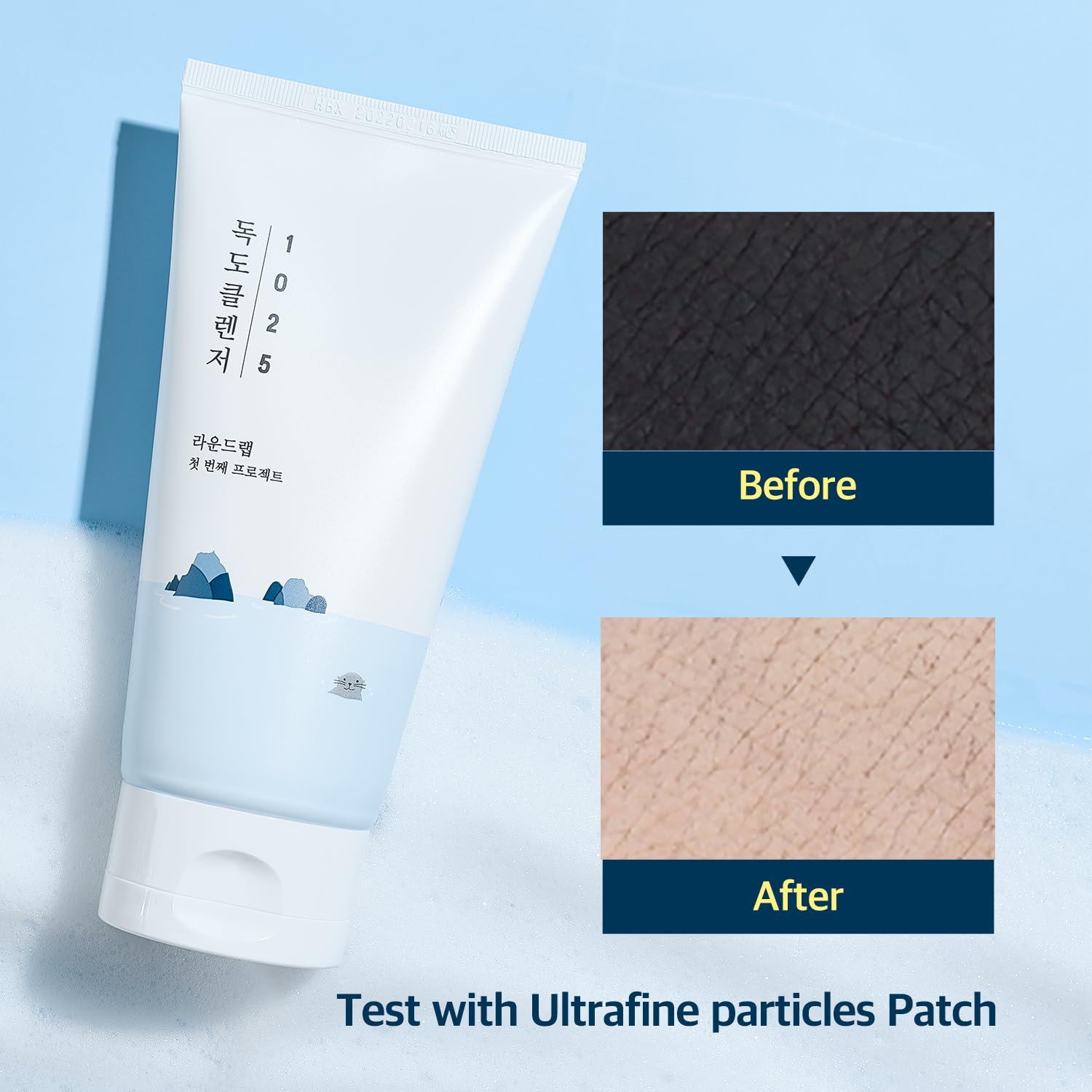 ROUND LAB 1025 Dokdo Cleanser | Low pH Hydrating Cleanser for Sensitive Skin - T.E.R