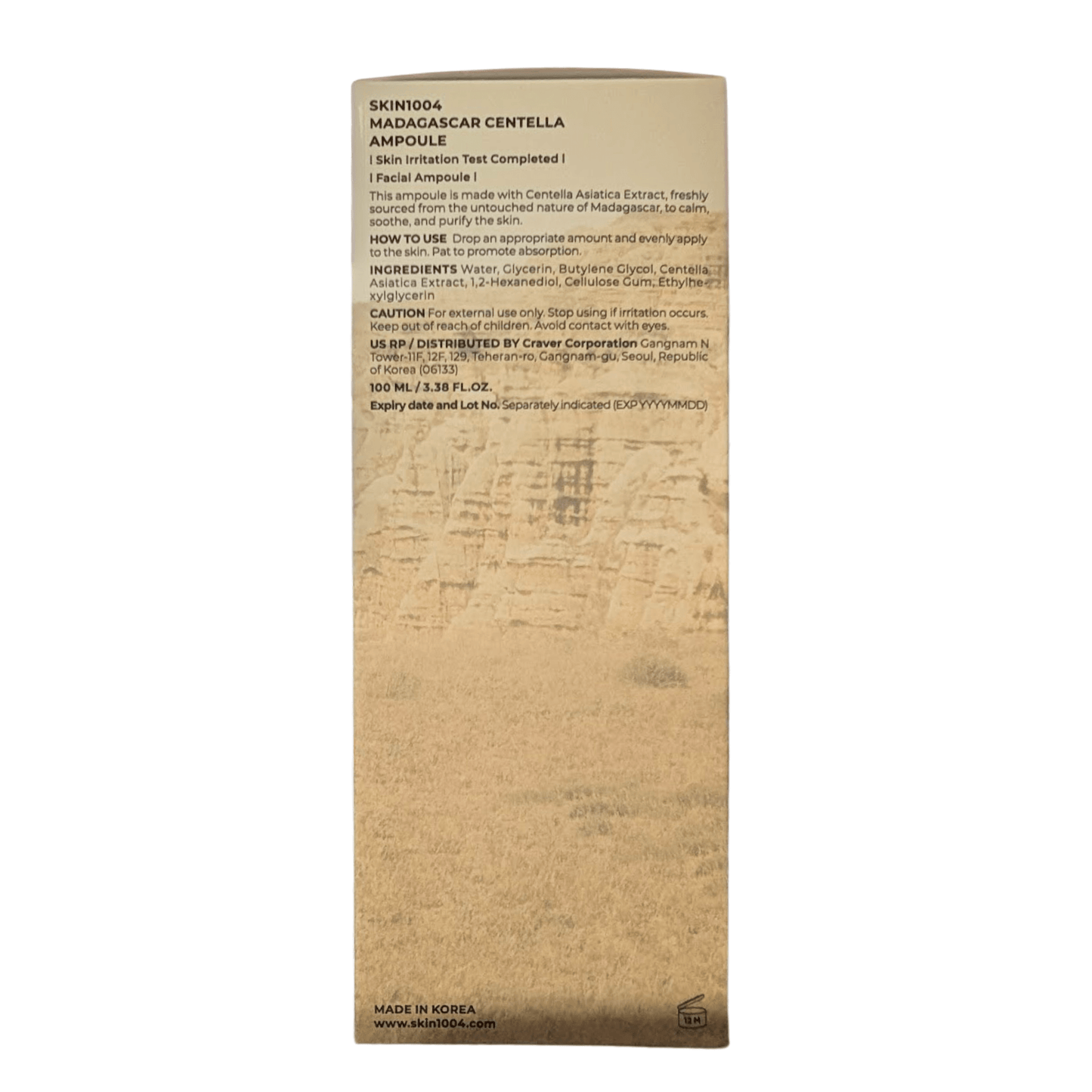 SKIN1004 Madagascar Centella Ampoule | Soothing & Barrier Repair Serum for Calm, Glowing Skin - T.E.R