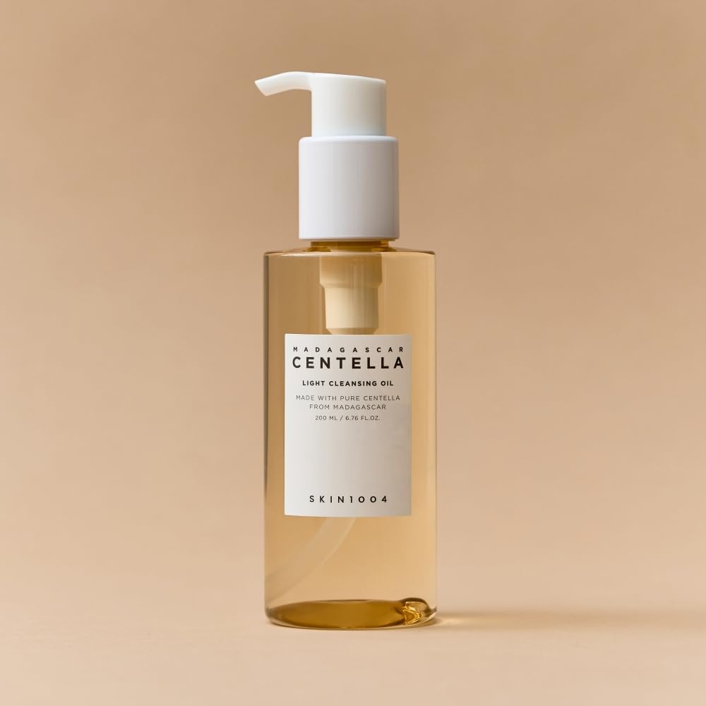SKIN1004 Madagascar Centella Light Cleansing Oil | Gentle Makeup Remover & Hydrating Oil Cleanser (200ml) - T.E.R