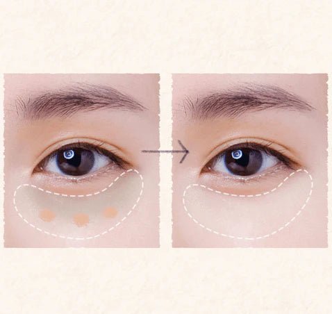 SKINFOOD Salmon Dark Circle Concealer Cream 10g | Full Coverage Eye Brightener for Dark Circles & Wrinkles | Salmon Peptide Corrector | K - Beauty Under Eye Concealer - T.E.R