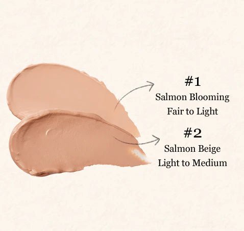 SKINFOOD Salmon Dark Circle Concealer Cream 10g | Full Coverage Eye Brightener for Dark Circles & Wrinkles | Salmon Peptide Corrector | K - Beauty Under Eye Concealer - T.E.R
