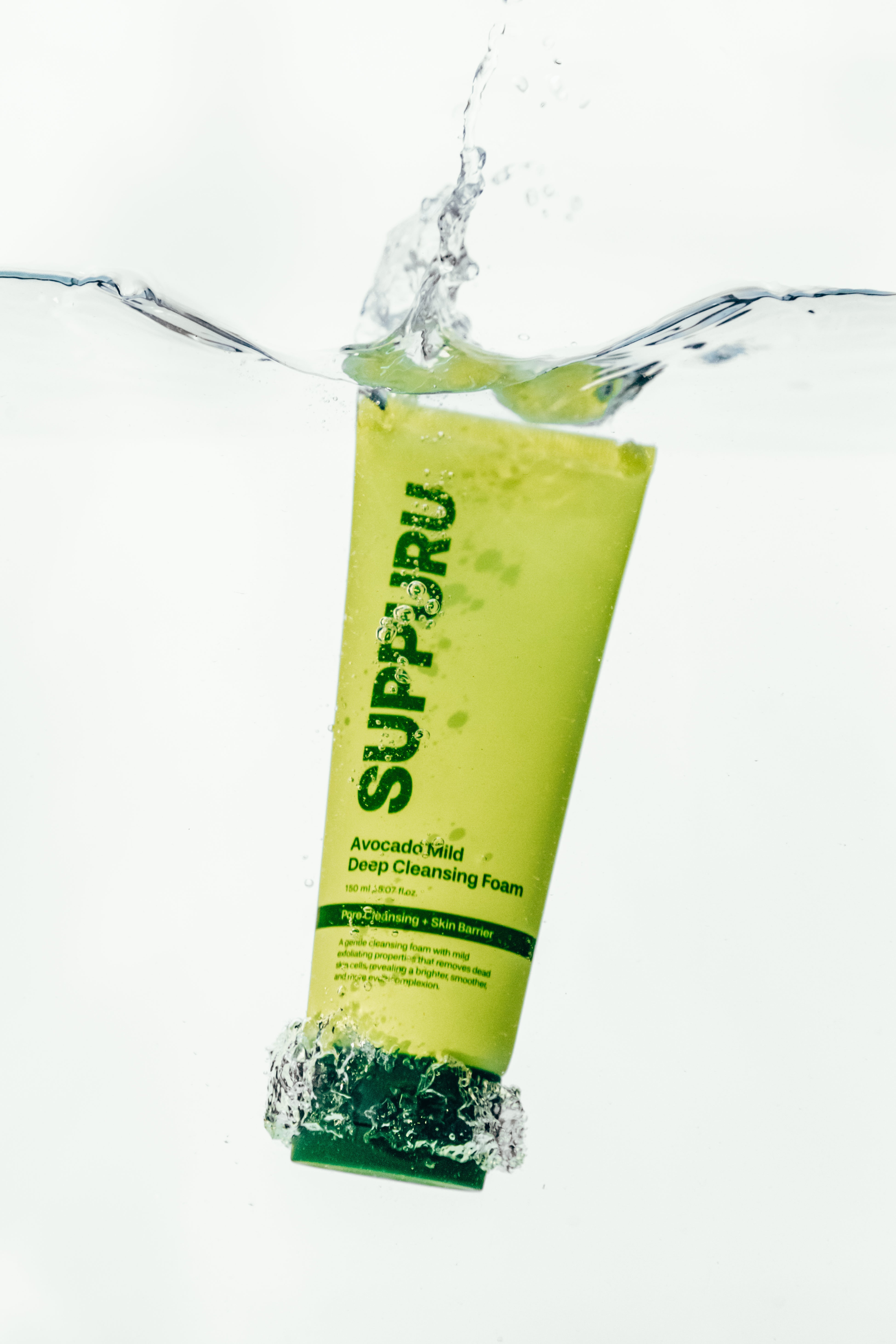 SUPPURU Avocado Mild Deep Cleansing Foam | Gentle Pore Cleanser for Oily, Combination & Sensitive Skin (150ml) - T.E.R