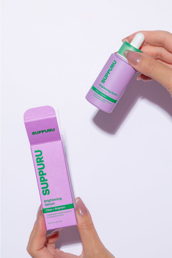 SUPPURU Brightening Serum | 2% Niacinamide Clear + Bright Serum for Even Skin Tone & Glow (30ml) - T.E.R