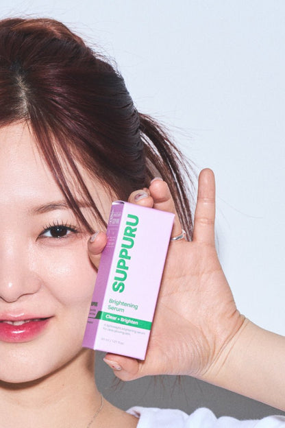 SUPPURU Brightening Serum | 2% Niacinamide Clear + Bright Serum for Even Skin Tone & Glow (30ml) - T.E.R