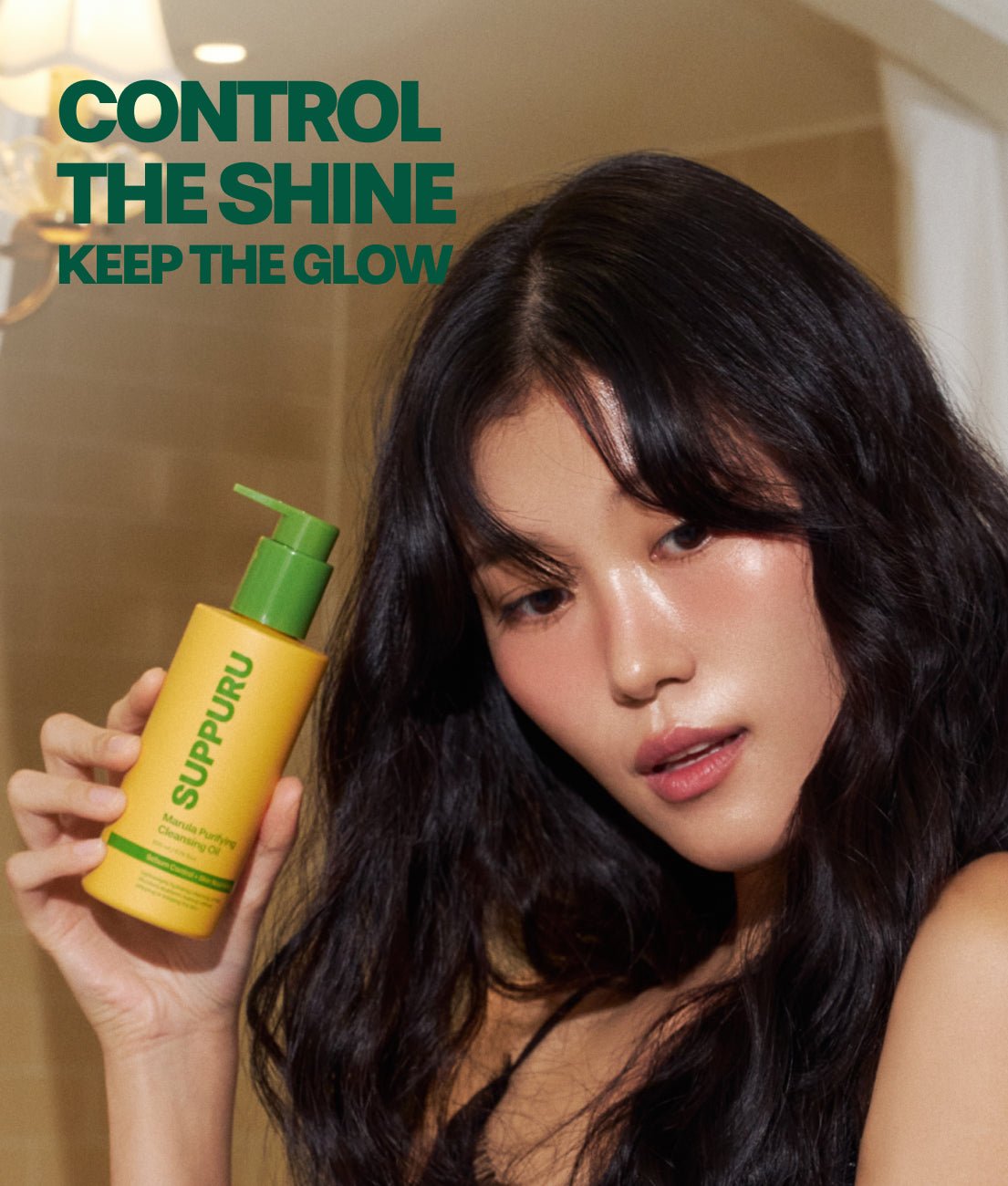 SUPPURU Marula Purifying Cleansing Oil | Sebum - Balancing Vegan Oil Cleanser for All Skin Types (200ml) - T.E.R